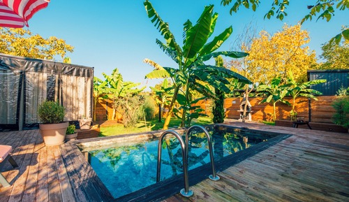 Bungalow estándar, 3 habitaciones, vistas a la piscina