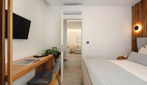 Suite superior, varias camas, vistas al mar, junto a la playa