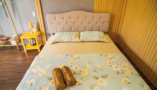Bungalow estándar, 1 cama de matrimonio, Se admiten mascotas, vistas al jardín