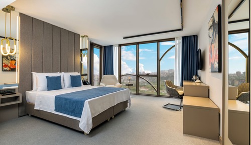 Habitación estándar con 1 cama doble o 2 individuales, vistas al mar