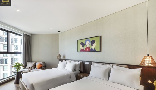 Habitación cuádruple ejecutiva, vistas al mar