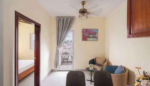 Apartamento estándar, balcón, vistas a la ciudad