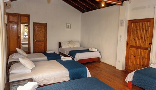 Habitación familiar, vistas al mar