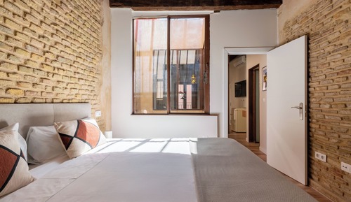 Apartamento de diseño, vistas al patio