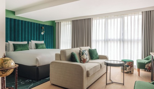 Suite, 1 cama de matrimonio grande con sofá cama