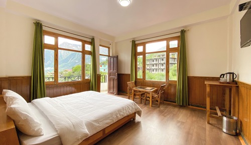 Habitación Deluxe doble, balcón, vistas a la montaña