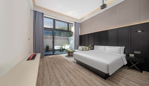 Habitación Confort doble, patio