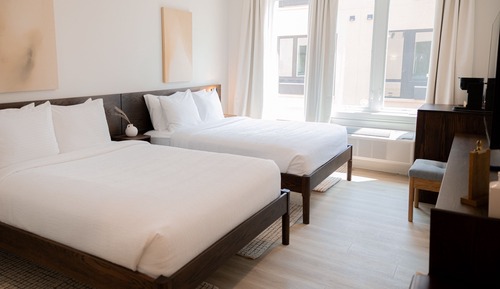 Habitación, 2 camas de matrimonio