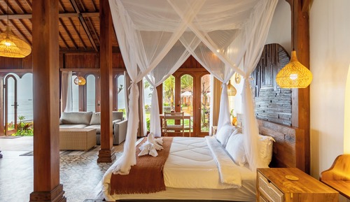 Suite, 1 cama de matrimonio grande, vistas al mar, frente a la playa