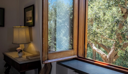 Habitación Confort doble, cocina básica, vistas al jardín