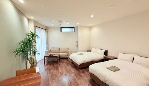 Habitación con 2 camas individuales, no fumadores, vistas a la montaña (A Type, 2nd Floor)