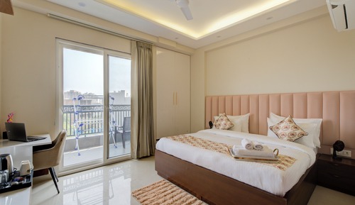 Apartamento de lujo, balcón, vistas a la ciudad
