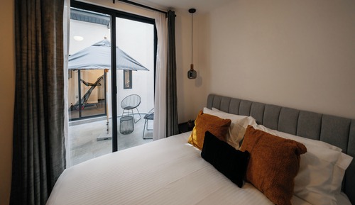 Habitación básica, 1 cama de matrimonio, Se admiten mascotas, planta baja