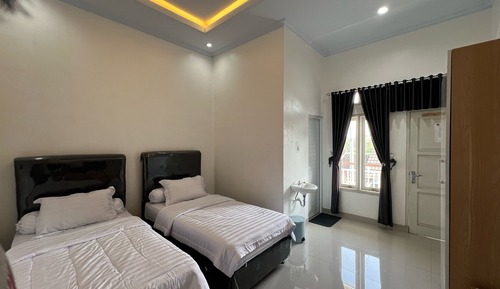 Habitación Confort con 2 camas individuales, vistas al jardín
