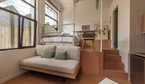 Apartamento básico, 1 cama doble con sofá cama, no fumadores, cocina básica