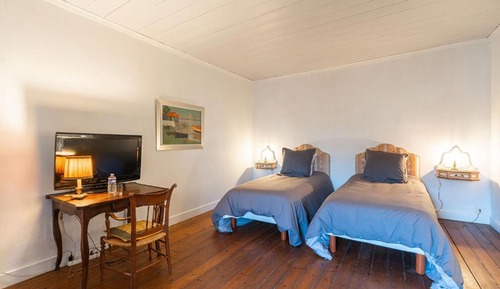 Habitación clásica con 2 camas individuales, vistas al jardín