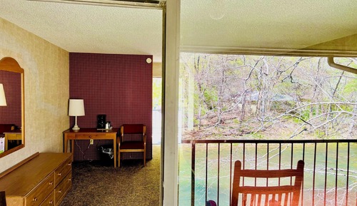 Habitación doble, balcón, vistas al río