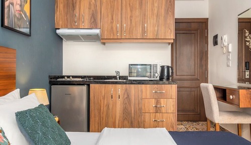 Estudio, 1 cama doble, vistas a la ciudad