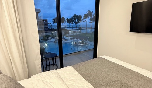 Apartamento familiar, 2 habitaciones, vistas a la playa