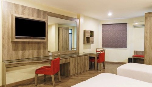 Habitación familiar con 1 cama doble o 2 individuales