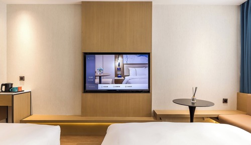 Habitación clásica con 2 camas individuales, no fumadores, vistas a la ciudad