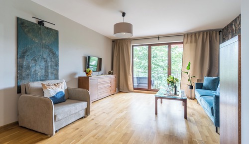 Apartamento familiar, balcón, vistas al río