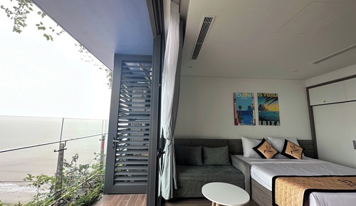 Superior Quadruple Room, Sea View