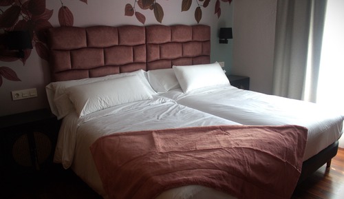 Habitación clásica con 2 camas individuales, varias camas, vistas a la montaña