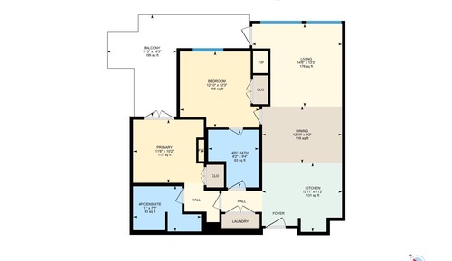 Apartamento familiar, 2 habitaciones, balcón