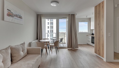 Apartamento Confort, balcón, vistas a la ciudad