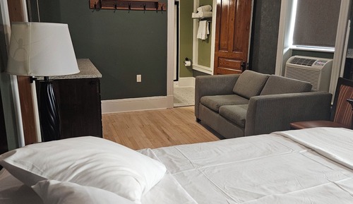 Habitación doble, 1 cama de matrimonio grande con sofá cama, no fumadores, No se admiten mascotas