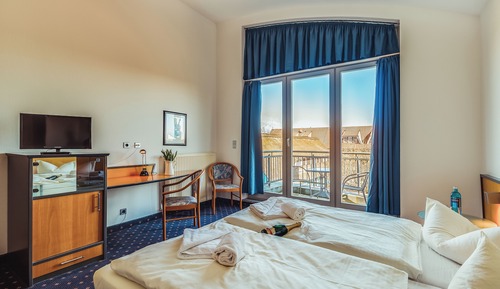 Habitación estándar doble, vistas al jardín