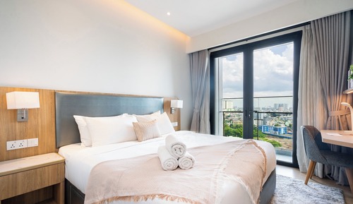Apartamento Deluxe, 3 habitaciones, vistas al lago