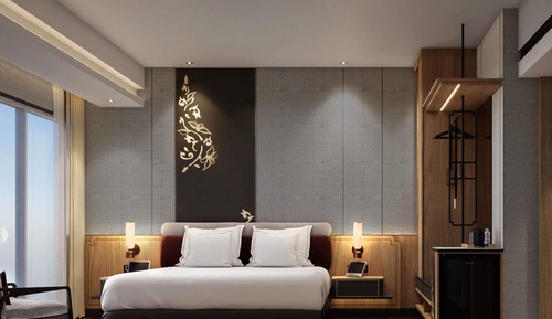 Habitación Deluxe, 1 cama de matrimonio grande, vistas a la ciudad