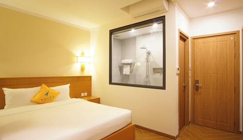 Habitación Premium doble, 1 cama de matrimonio grande, vistas al mar