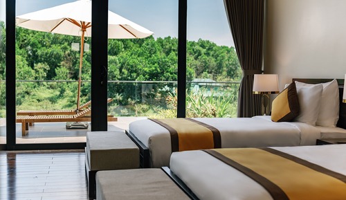 Villa familiar, vistas al lago
