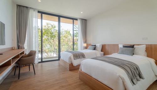Villa Deluxe, vistas al jardín