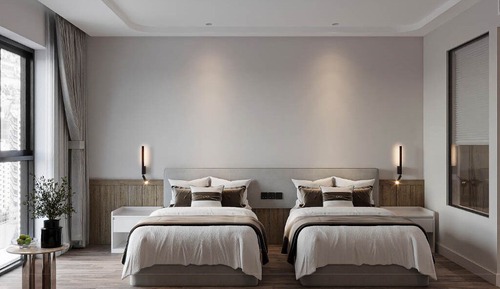 Habitación Deluxe con 2 camas individuales, vistas a la ciudad