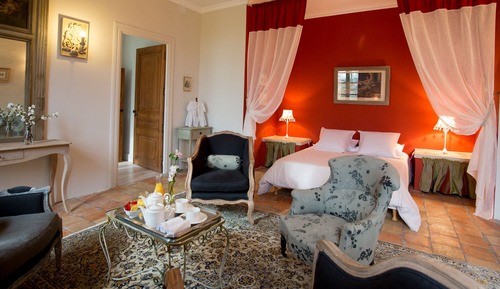 Suite Deluxe, baño privado, vistas al parque (Suite des Oliviers)