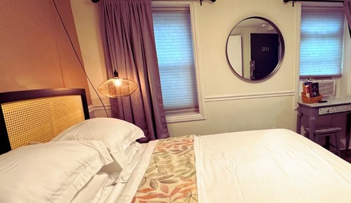 Estudio, 1 cama de matrimonio, baño privado