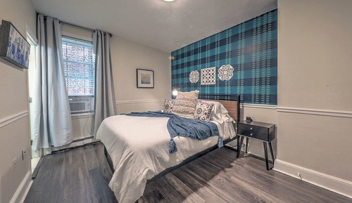 Estudio, 1 cama de matrimonio, baño privado