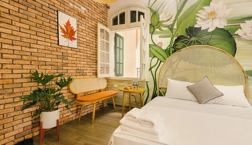 Habitación cuádruple familiar, vistas al jardín