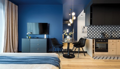 Apartamento de lujo, balcón, vistas a la ciudad