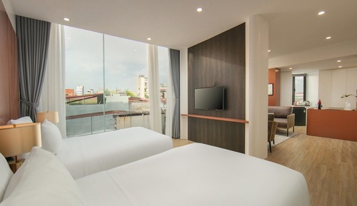 Habitación Premium con 1 cama doble o 2 individuales
