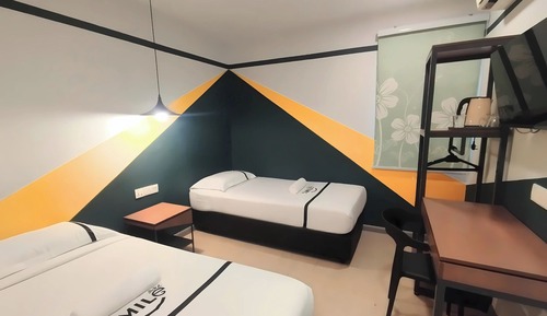 Habitación con 2 camas individuales