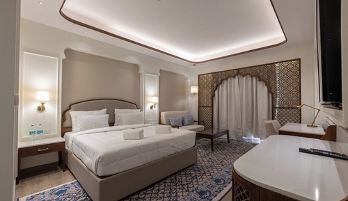 Habitación exclusiva doble, 1 cama de matrimonio grande, no fumadores, vistas al río