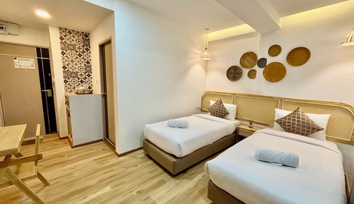 Habitación clásica con 2 camas individuales