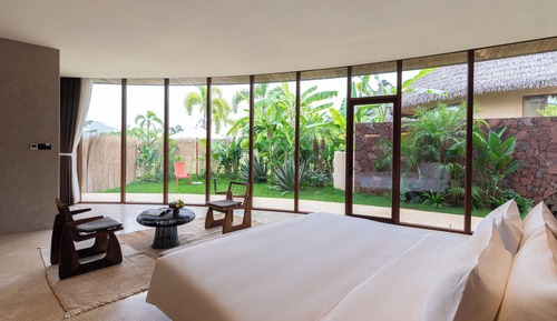 Habitación doble superior, balcón, vistas al jardín