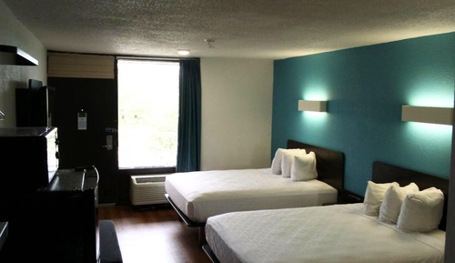 Habitación, 2 camas de matrimonio, no fumadores, cocina básica
