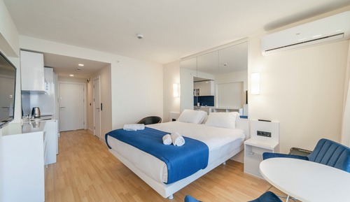 Estudio Deluxe, balcón